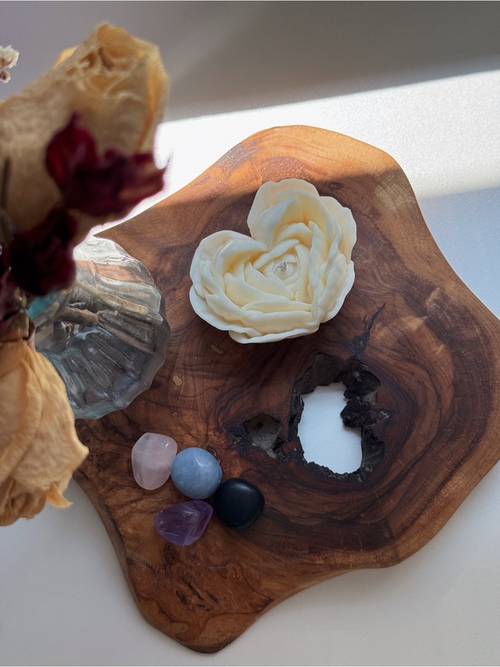 Heart Bloom Candle